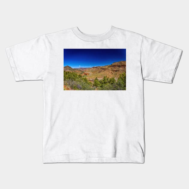 Salt River Canyon Wilderness Kids T-Shirt by Gestalt Imagery